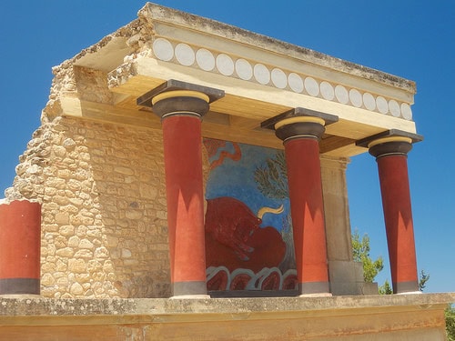 Red bull by Ania Mendrek palace of knossos photo - Crete. Life Beyond Borders