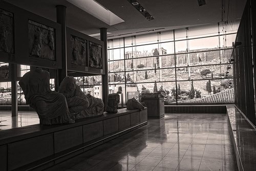 the acropolis from the museum by rajagopal_rajeev The Acropolis Museum in Athens, Greece. Life Beyond Borders